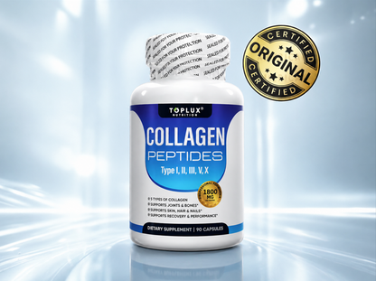 Collagen Peptides, Toplux, 90caps ASIG.