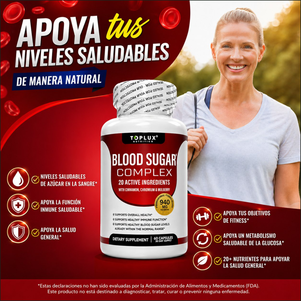 Blood Sugar Complex, Toplux, 60 caps ASIG.