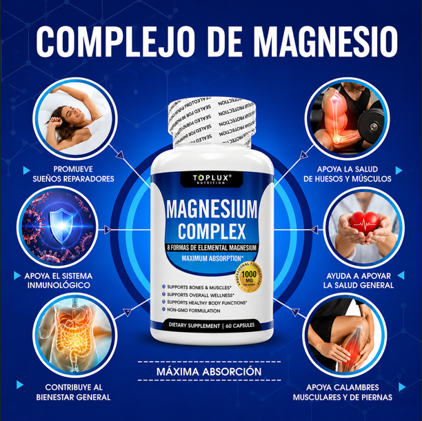Magnesium Complex, Toplux, 60 caps ASIG.