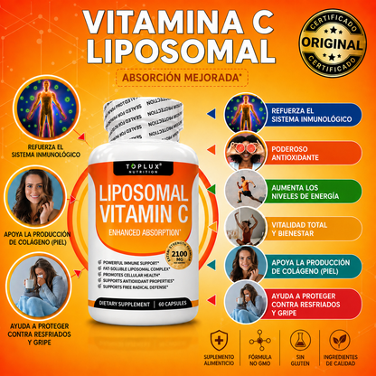 Liposomal Vitamin C, Toplux, 60 caps ASIG.