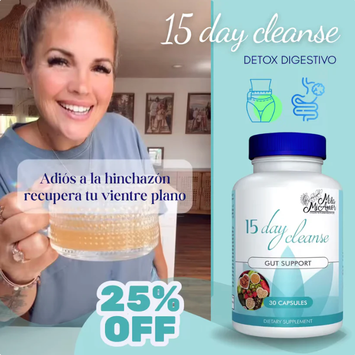 Limpieza de 15 días 100% ORIGINAL | Soporte de intestino y colon