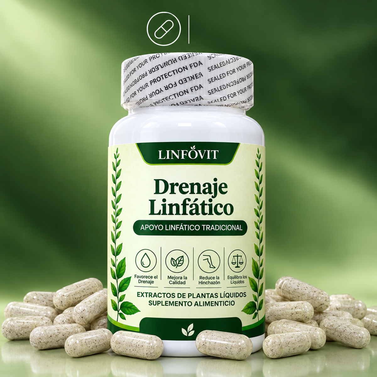 Linfovit™ DRENAJE LINFÁTICO (60 CAPS)