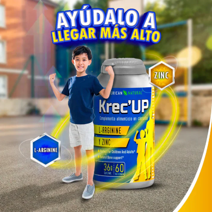 Krec’Up: Activador Hormonal de Crecimiento & desarrollo máximo