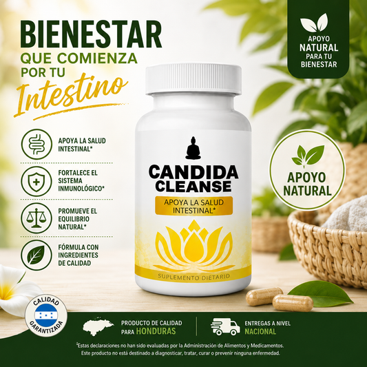 🌿 CANDIDA CLEANSE - Suplemento Para la Salud y Equilibrio Digestivo