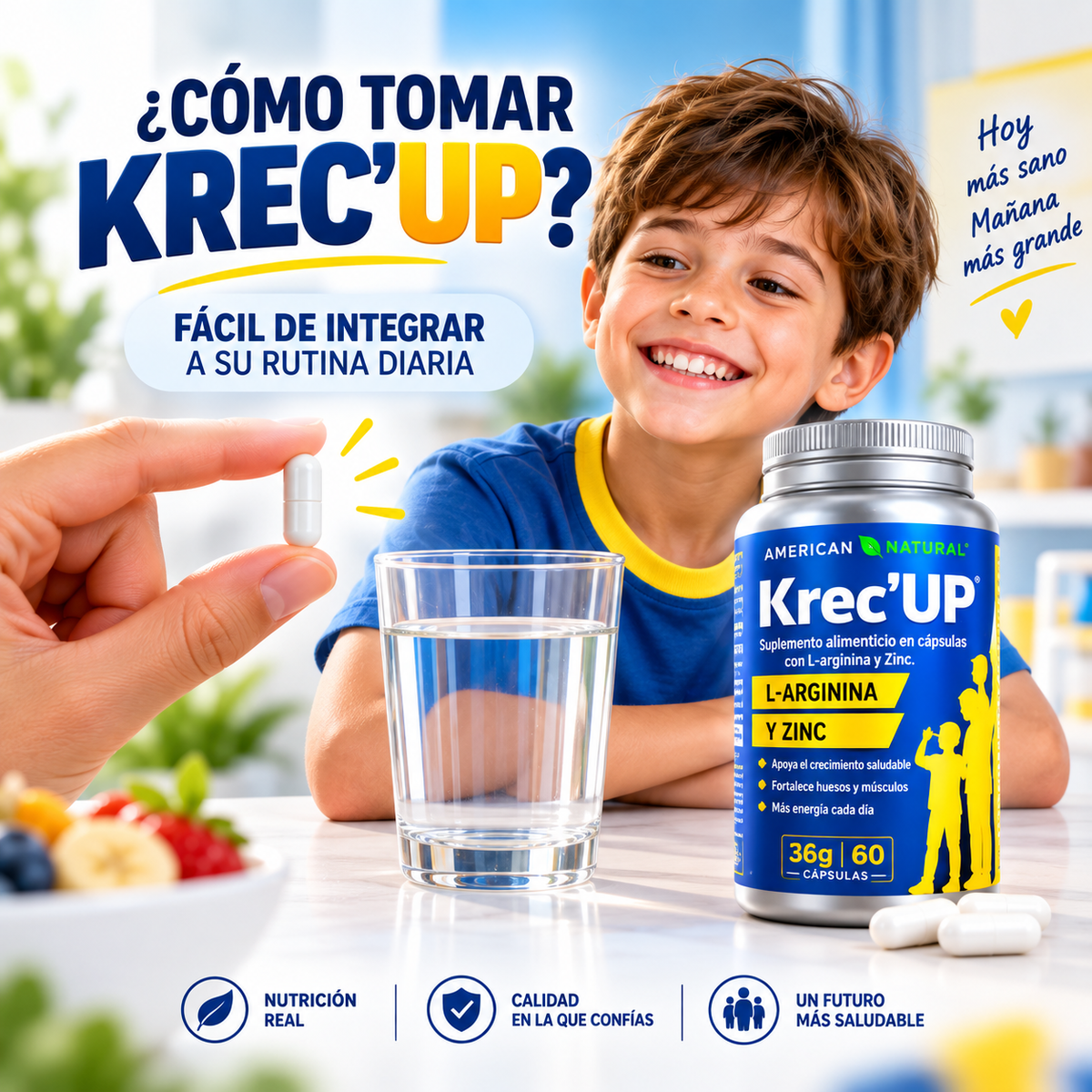 Krec’Up: Activador Hormonal de Crecimiento & desarrollo máximo