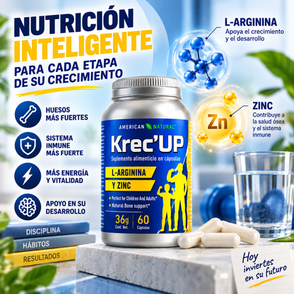 Krec’Up: Activador Hormonal de Crecimiento & desarrollo máximo