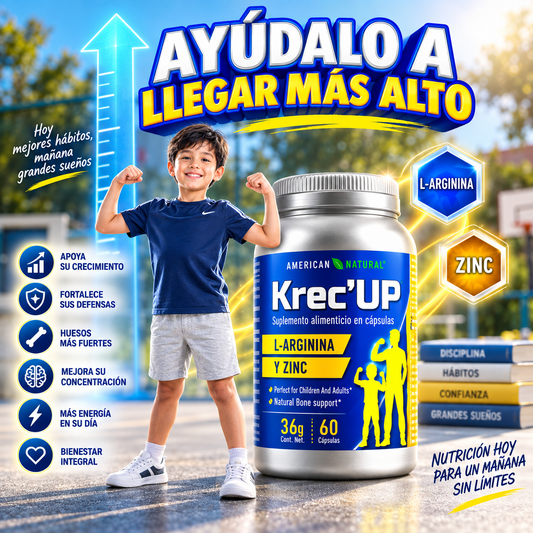 Krec’Up: Activador Hormonal de Crecimiento & desarrollo máximo