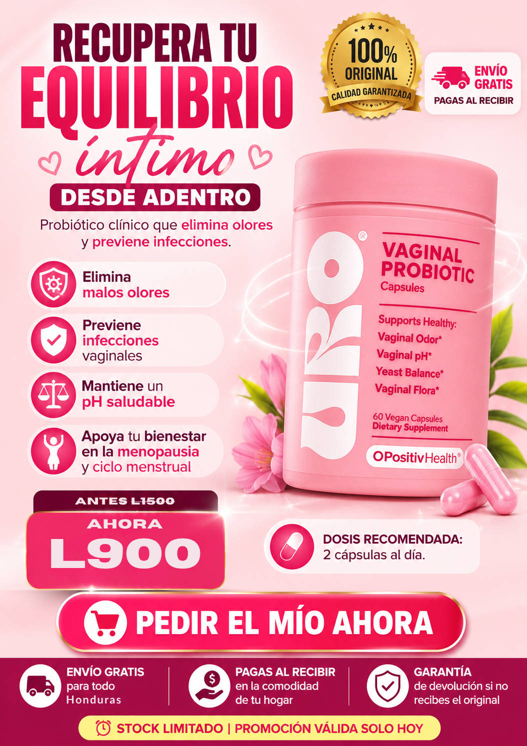 URO™ Probiótico Vaginal